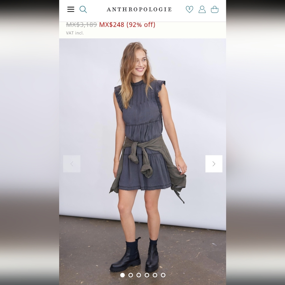 Anthropologie Jenee Tiered Tunic Dress - Picture 5 of 7